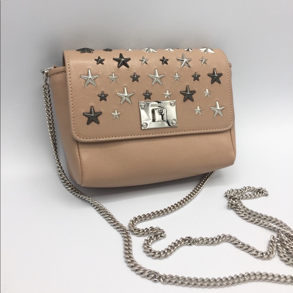 Jimmy Choo Leather Mini Metal Star Convertible Bag - Picture 13 of 16